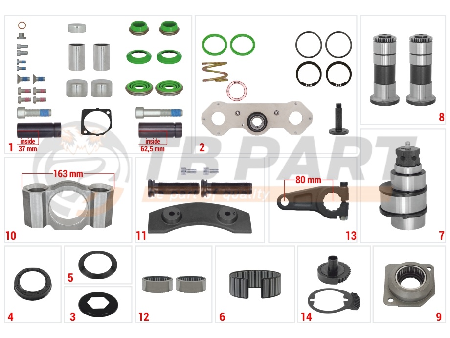 DX 195 Repair Set (Left)