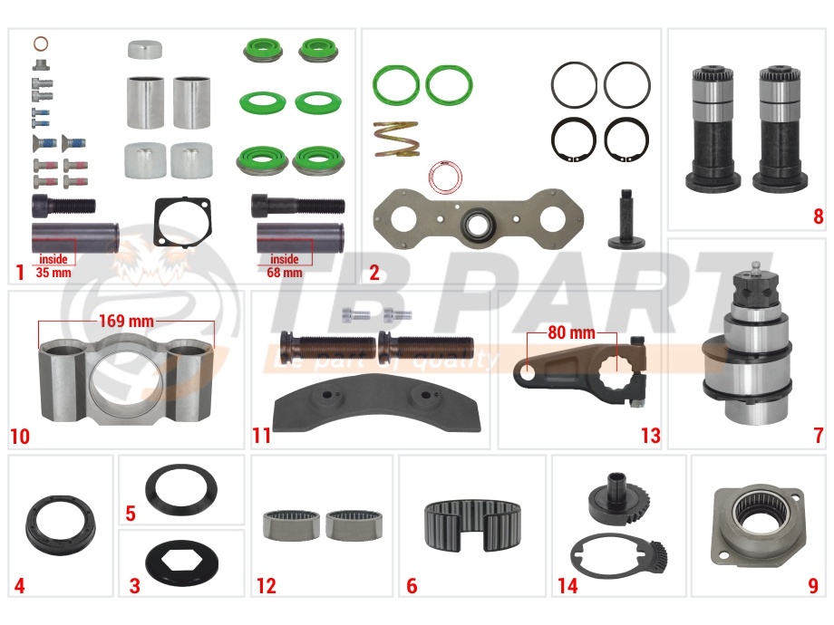DX 225 Repair Set (Left)