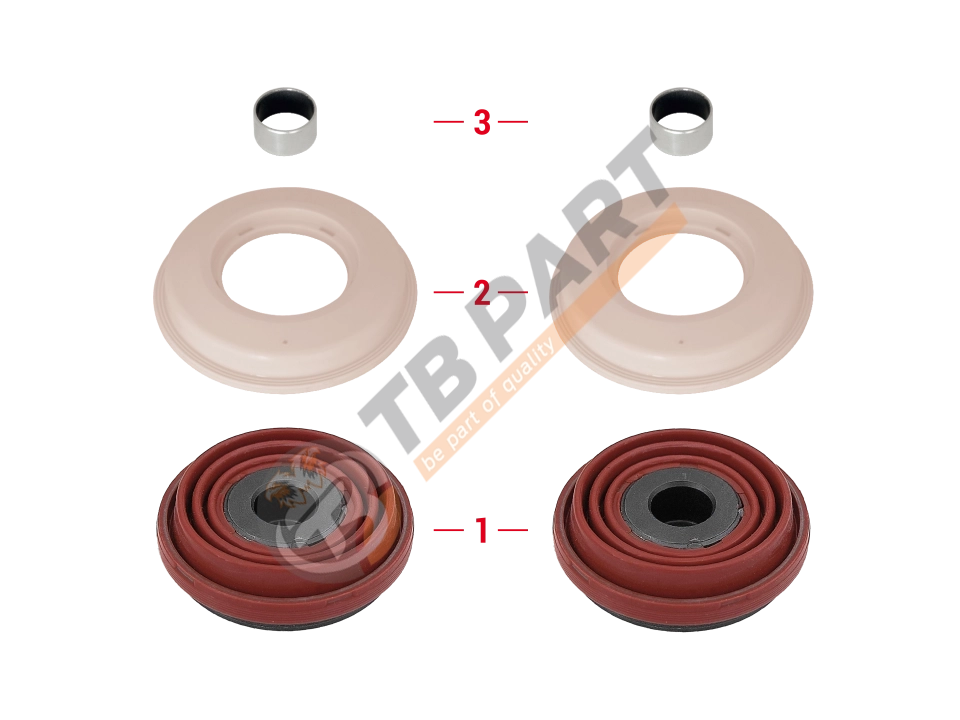 Caliper Piston Tappet & Seals Repair Kit