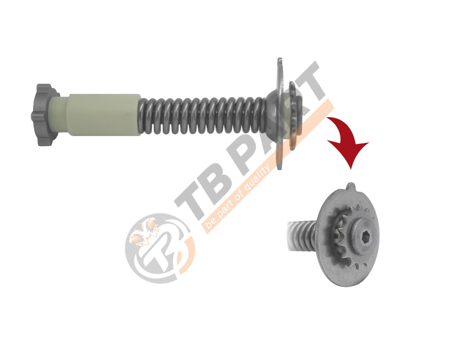 Caliper Adjusting Shaft (with Spring)