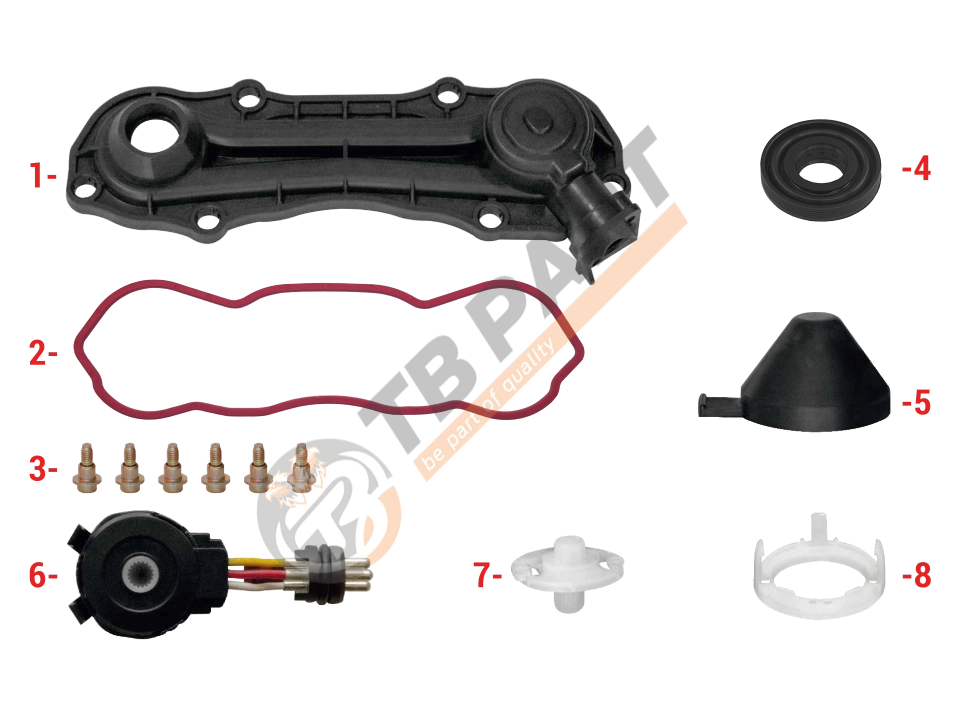 Caliper Plastic Cover (3 Cables Sensor - MB)