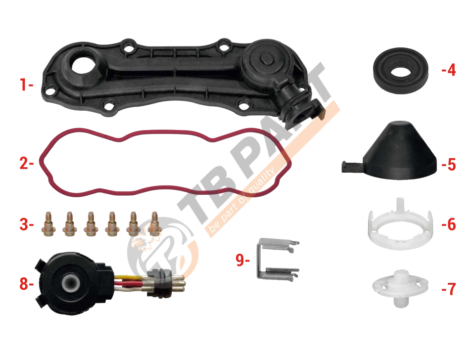 Caliper Plastic Cover (3 Cables Sensor - MB)