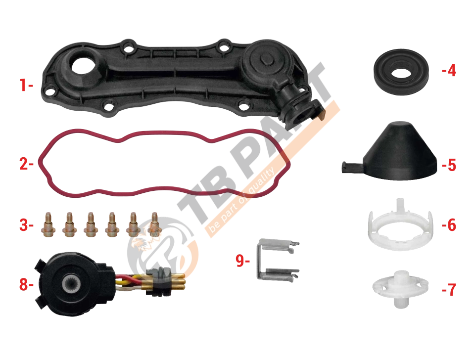 Caliper Plastic Cover (3 Cables Sensor - Man)