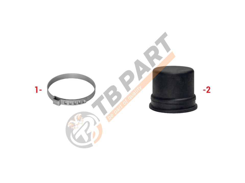 Caliper Outer Boot & Clamp Kit