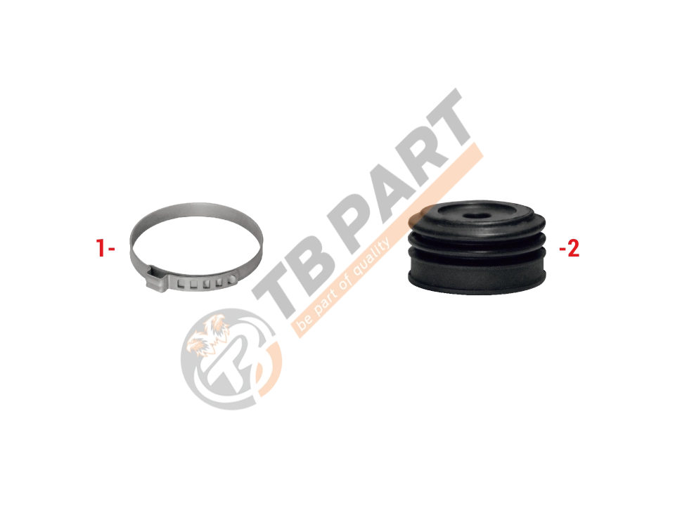 Caliper Outer Boot & Clamp Kit