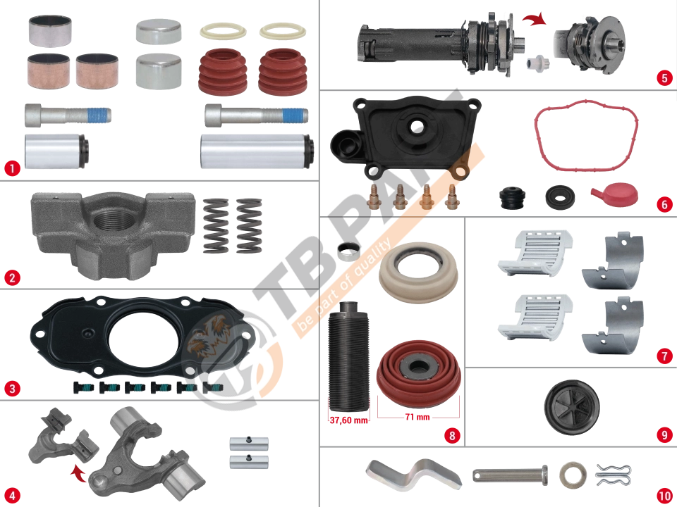 Caliper Complete Repair Set ( R - L )
