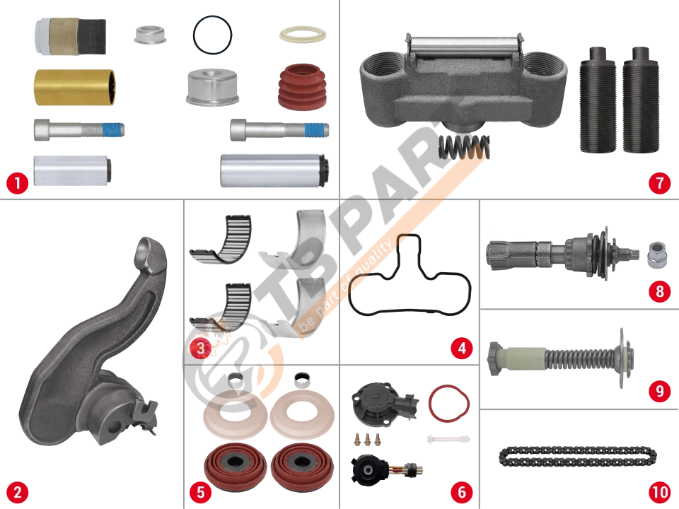 Caliper Complete Repair Set ( SB7 - MB )