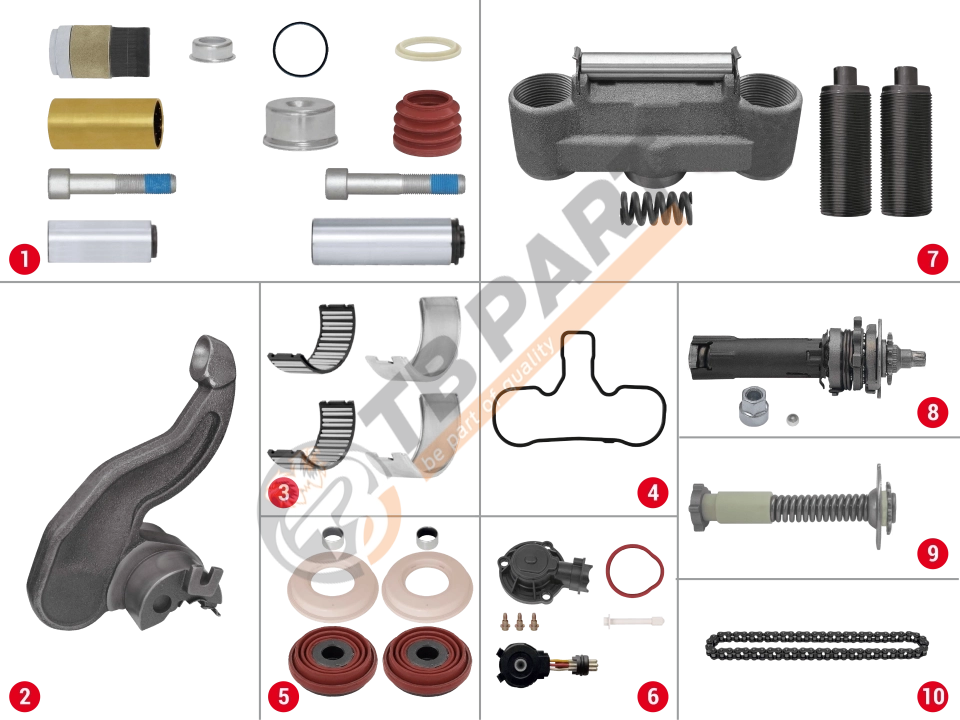 Caliper Complete Repair Set ( SB7 - MB )