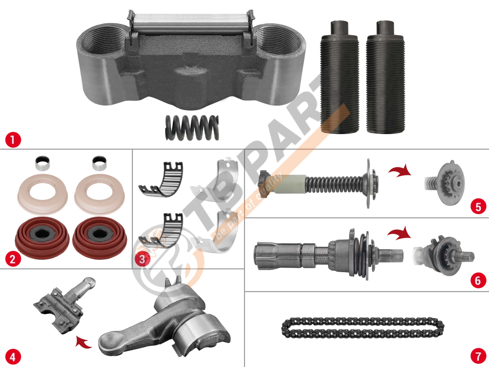 Caliper Complete Mechanism Repair Kit ( SN7 )