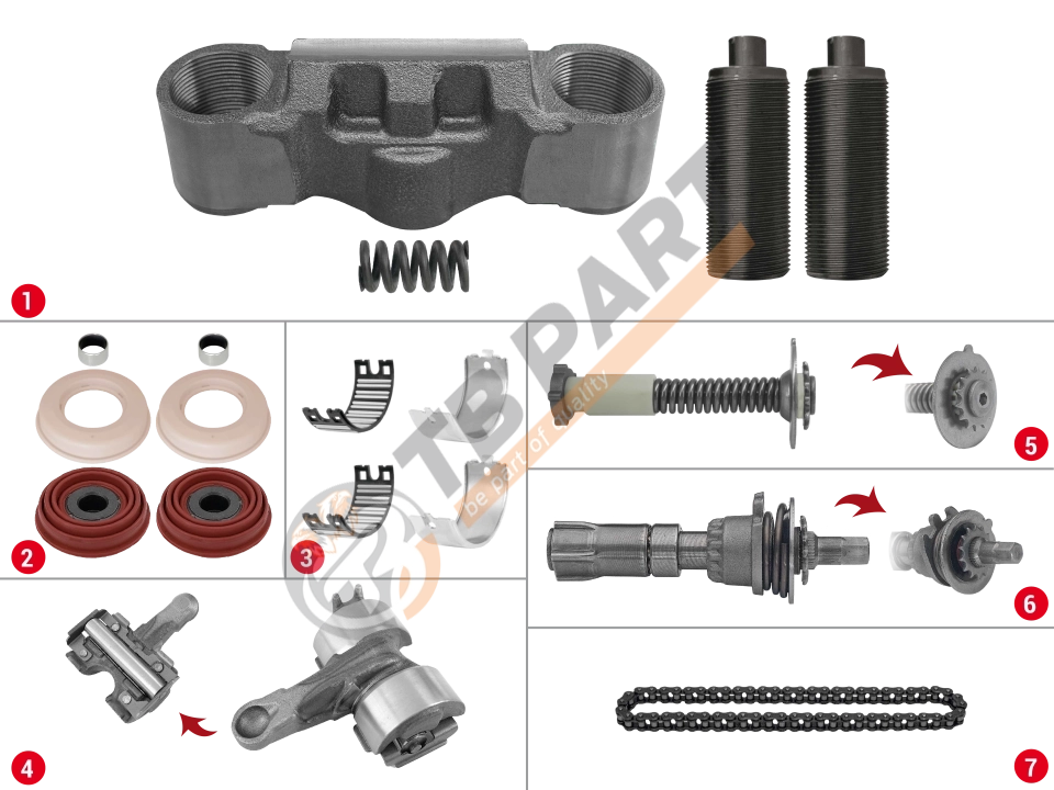 Caliper Complete Mechanism Repair Kit ( SK7 )