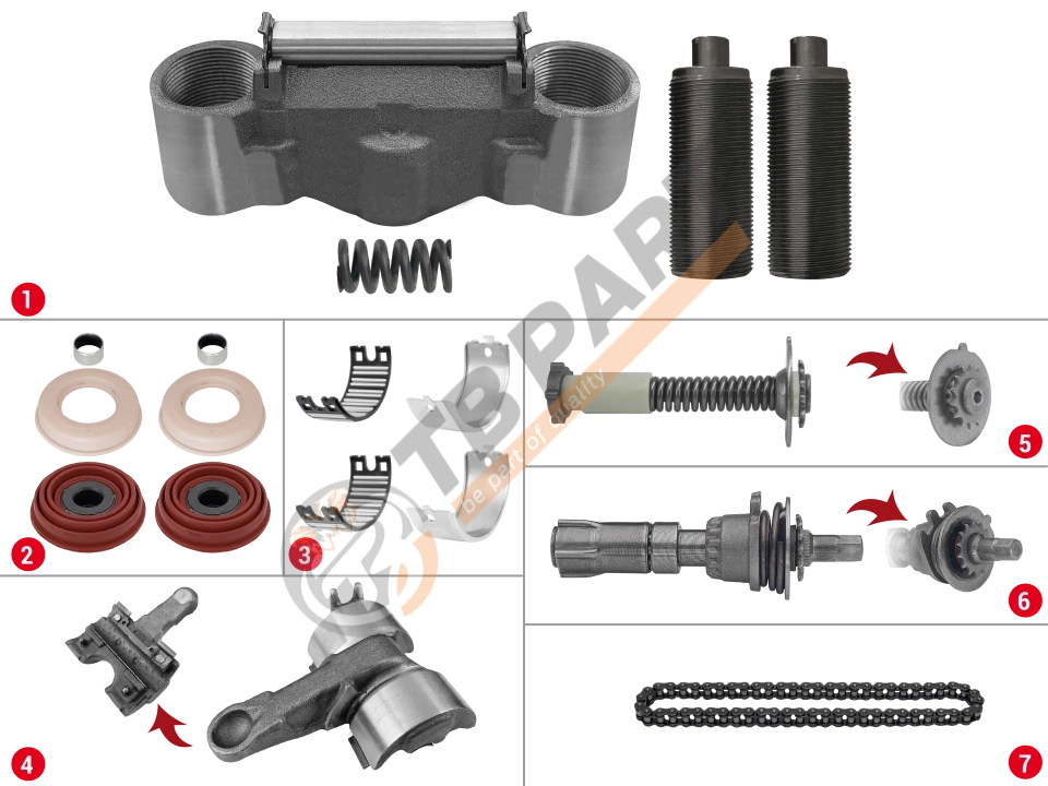 Caliper Complete Mechanism Repair Kit ( SN6 )