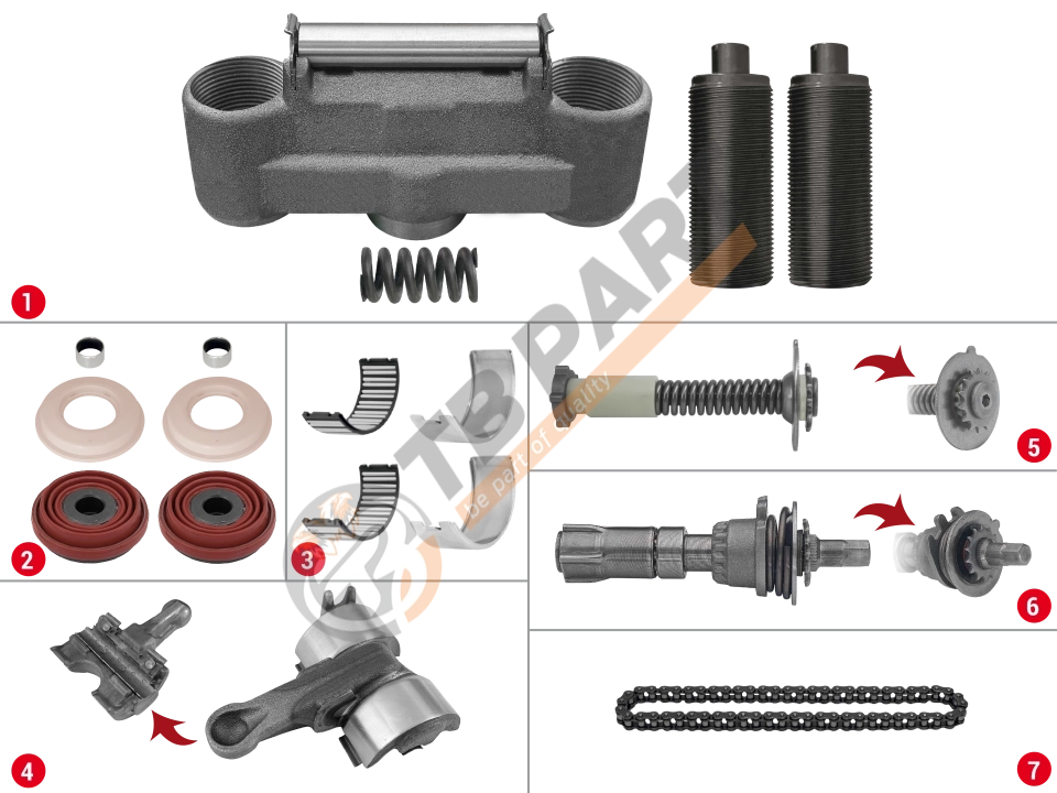 Caliper Complete Mechanism Repair Kit ( SB6 )