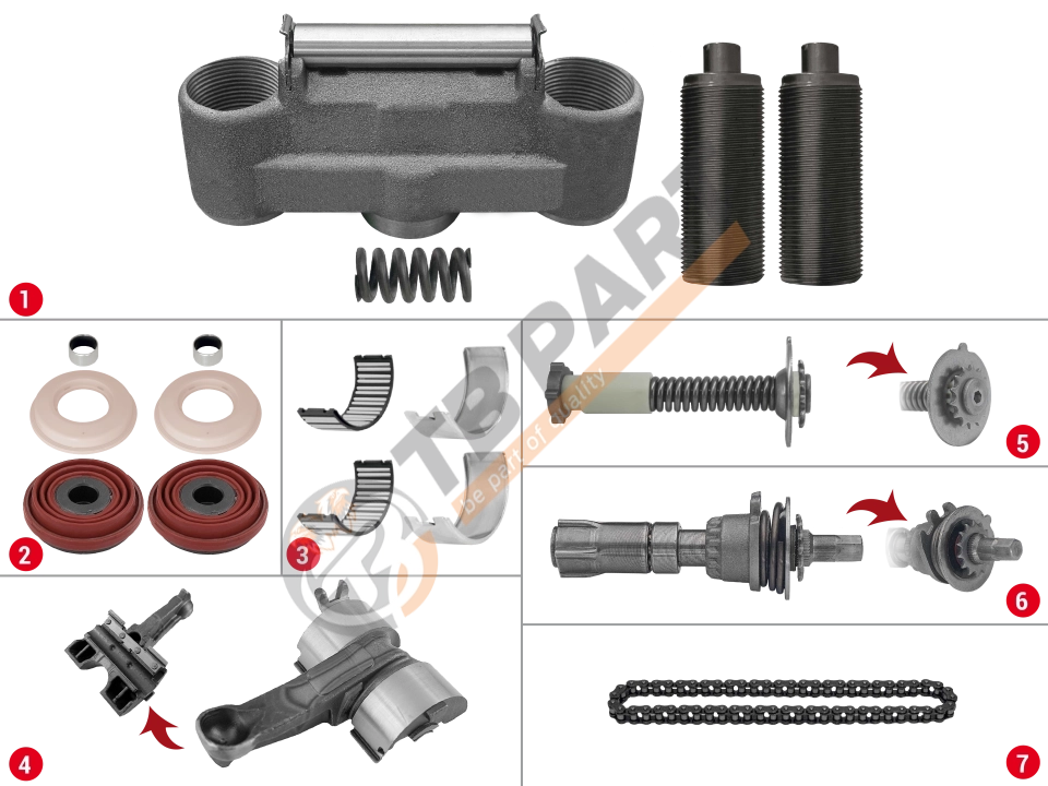 Caliper Complete Mechanism Repair Kit ( SB7 )