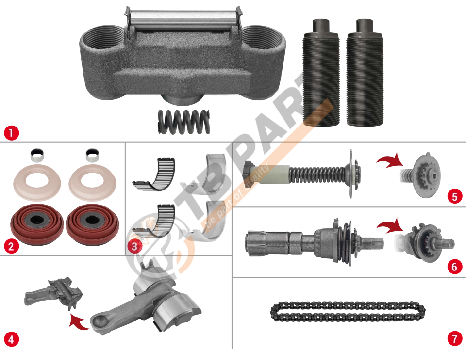 Caliper Complete Mechanism Repair Kit ( SB7 )