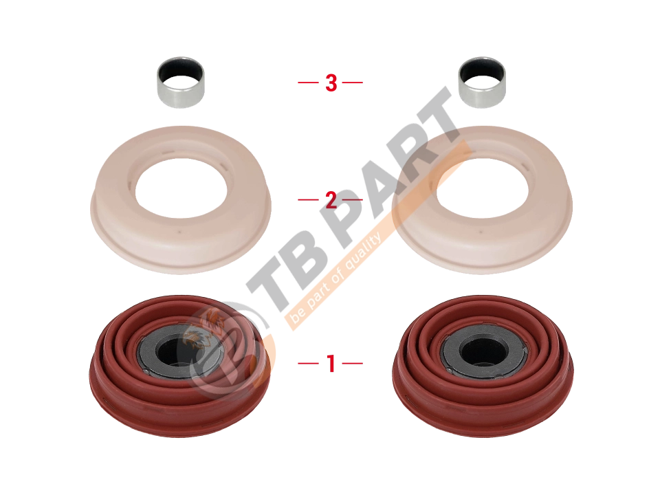 Caliper Piston Tappet & Seals Repair Kit