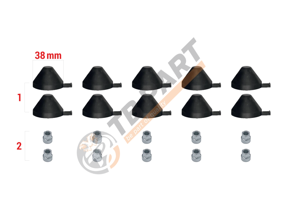 Caliper Plastic Cover Cap Kit