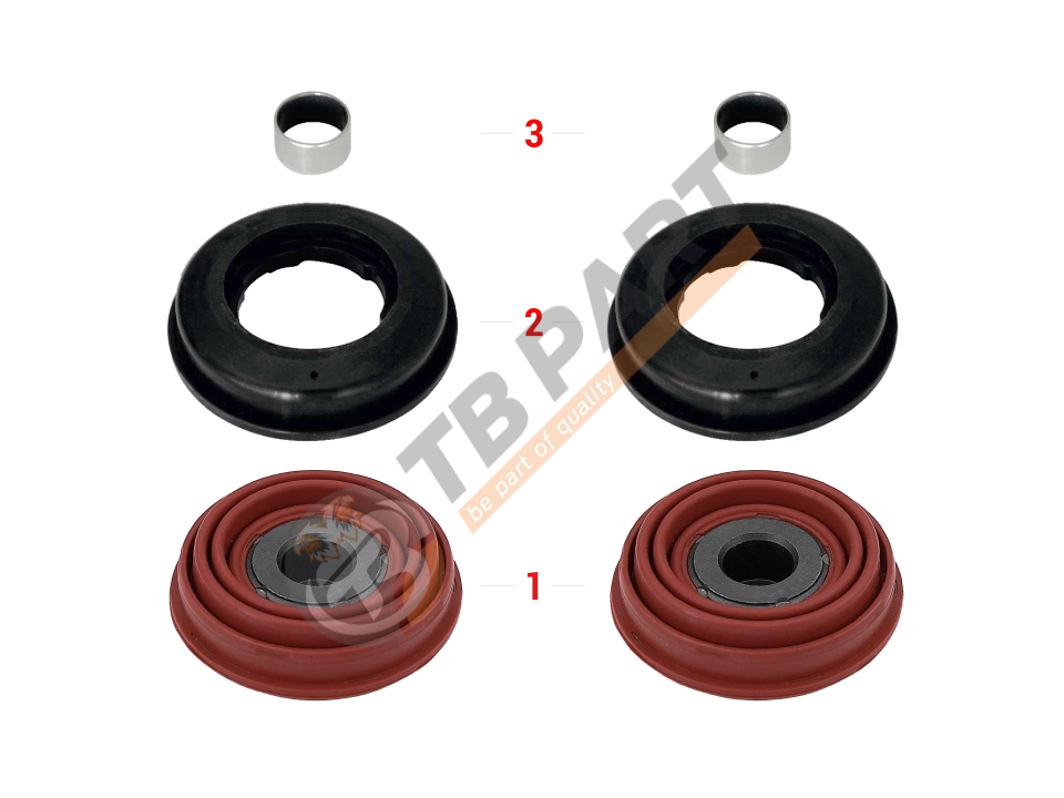Caliper Piston Tappet & Seals Repair Kit