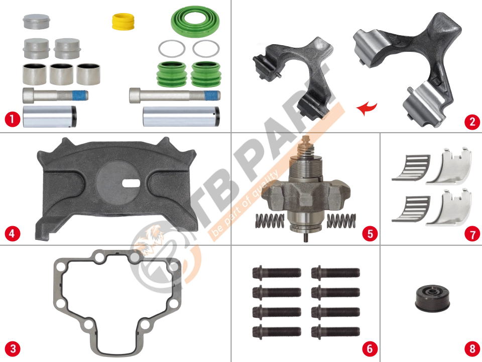 SF Axle PAN22 Set (Left)