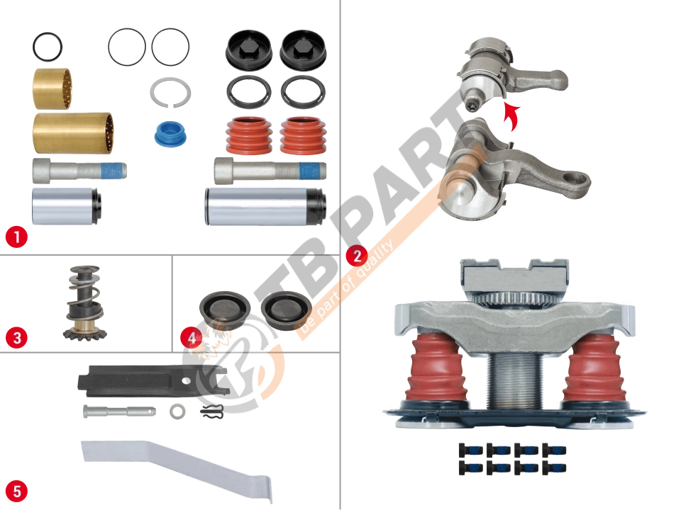 Brake Caliper Pad Repair Kit (Without Pin)