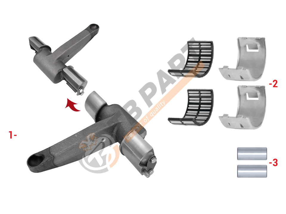 Lever Repair Kit (Radial - Left)
