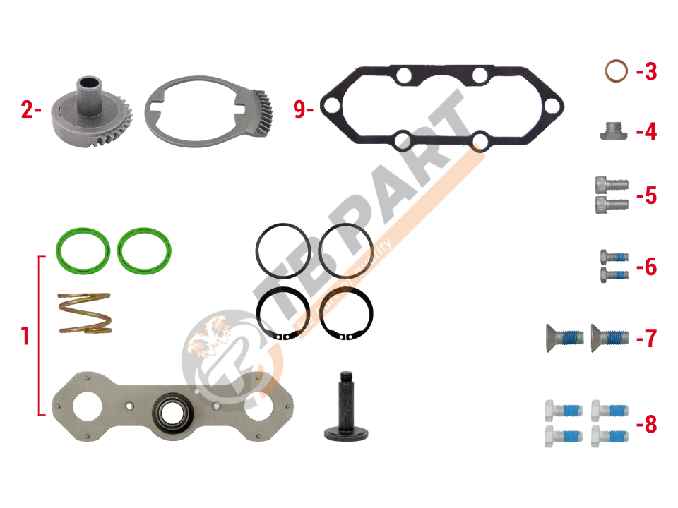 Mechanism Repair Kit (Right)