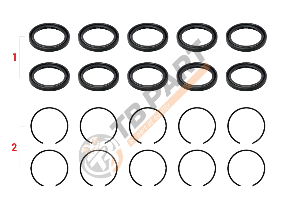 Caliper Seal & Circlip Kit
