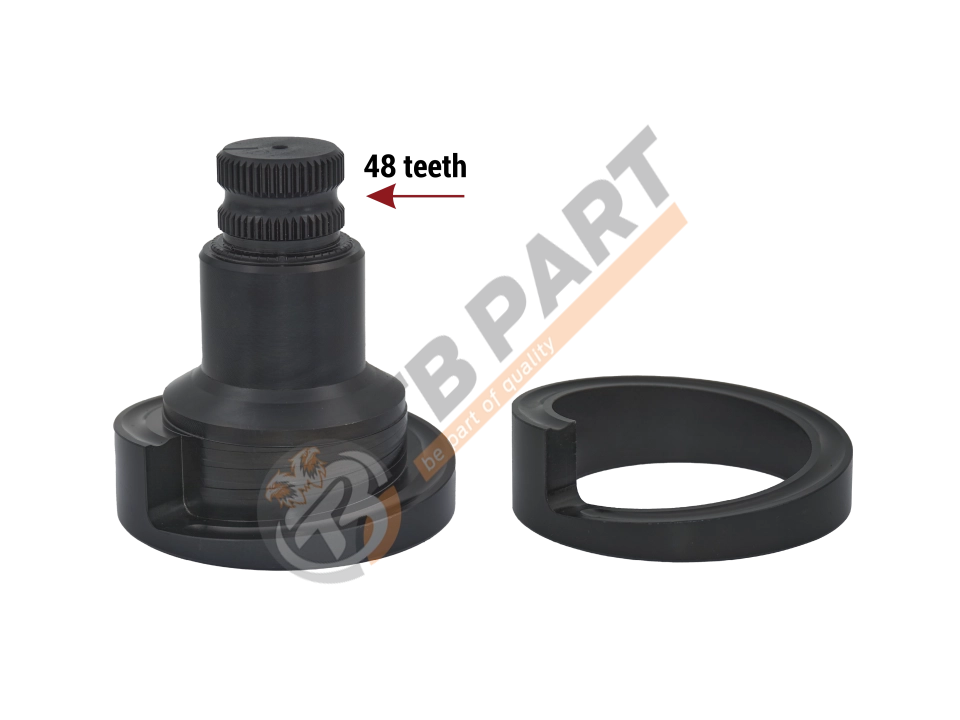 Shaft Assembly (Short - Left) 48 Teeth