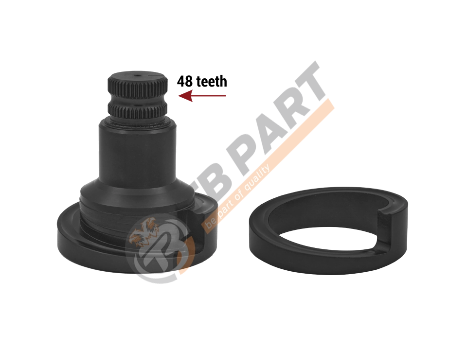 Shaft Assembly (Short - Right) 48 Teeth