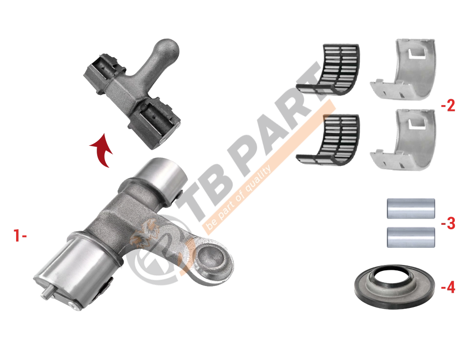 Lever Repair Kit (Axial/Rear - Right)