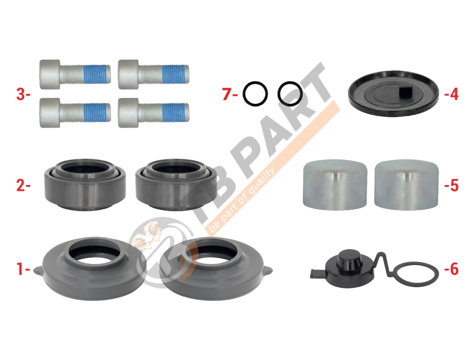 Caliper Seals & Bolts Repair Kit