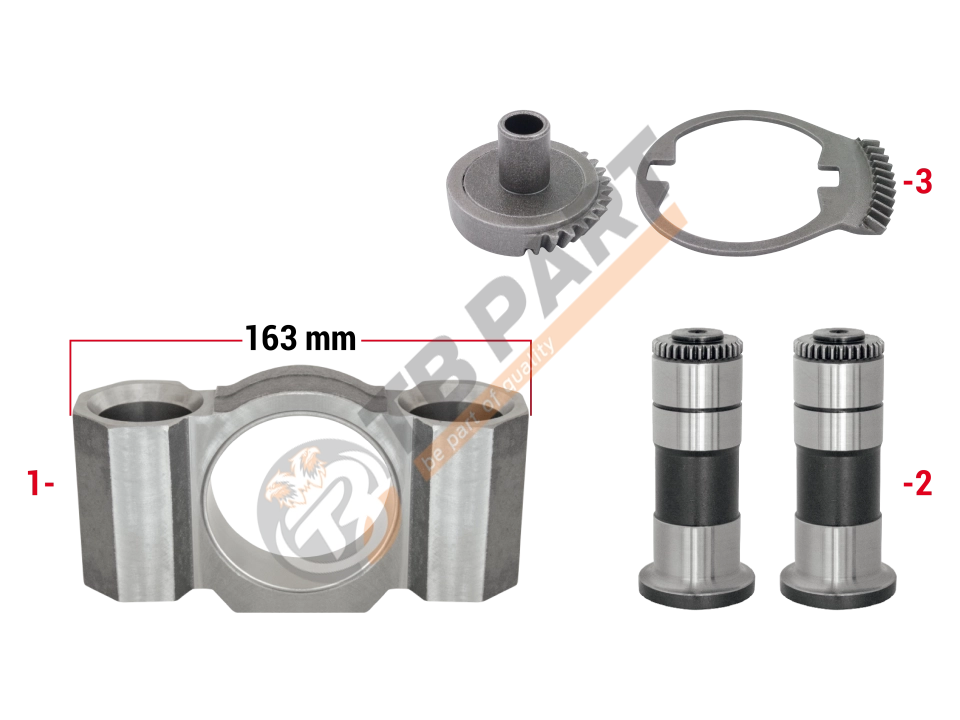 Gear & Bridge Assembly Kit (Left)