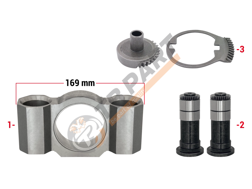 Gear & Bridge Assembly Kit (Right)