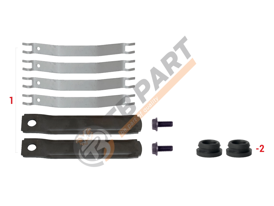 Caliper Pad Retainer Repair Kit