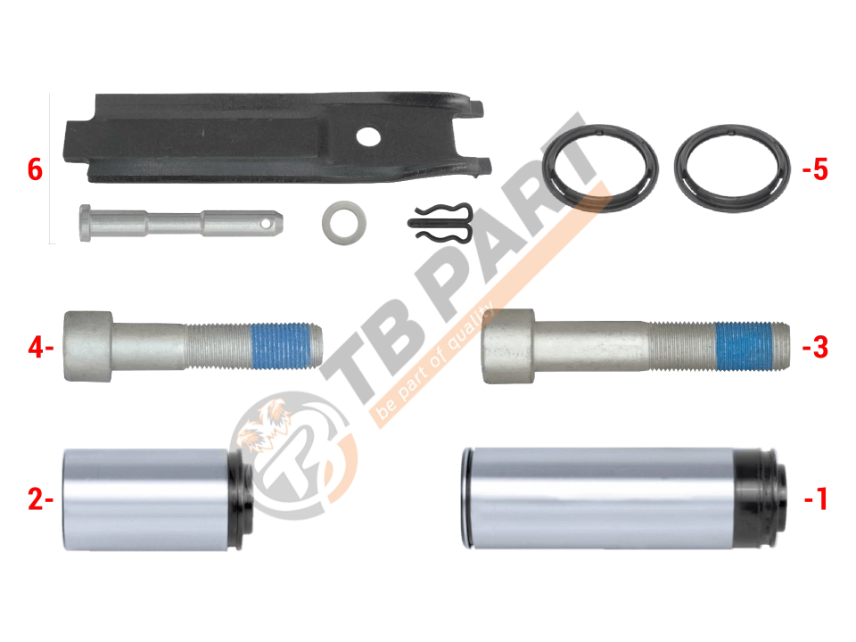 Caliper Guides & Pad Retainer Repair Kit