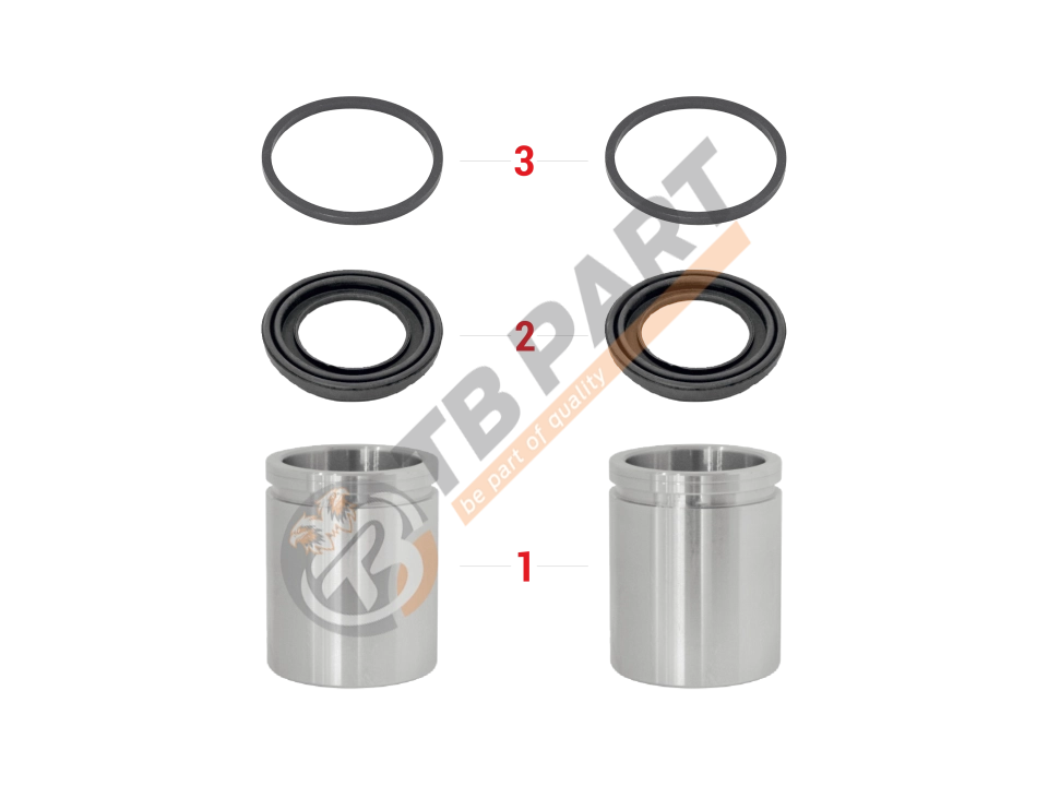 Caliper Piston & Seal Kit