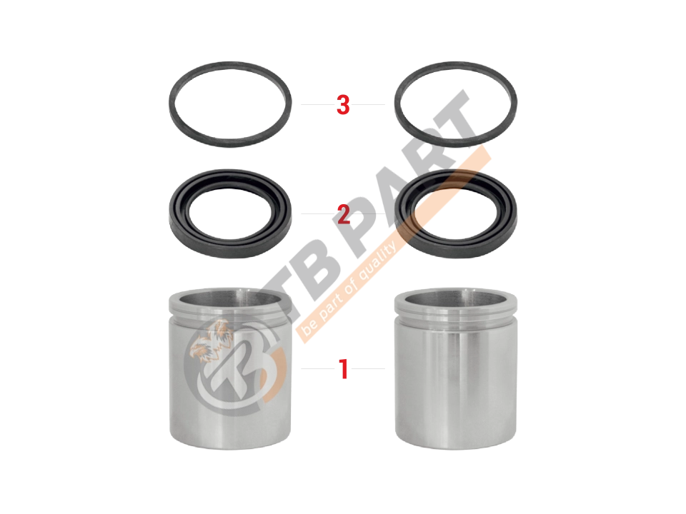 Caliper Piston & Seal Kit